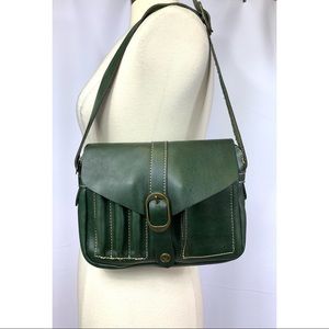 Vintage Patricia Nash Italian Leather Shoulder Bag
